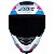 Capacete Asx Eagle Fast Brilho Branco/ Rosa/ Azul 58 - Imagem 2