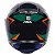 Capacete Asx Eagle Fast Brilho Preto/ Vermelho/Verde 62 - Imagem 3