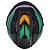 Capacete Asx Eagle Fast Brilho Preto/ Vermelho/Verde 62 - Imagem 4