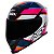 Capacete Asx Eagle Fast Brilho Preto/ Rosa/ Branco 58 - Imagem 3