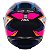 Capacete Asx Eagle Fast Brilho Preto/ Rosa/ Branco 58 - Imagem 5