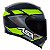 Capacete Asx Eagle Fast Brilho Preto/ Verde/ Grafite 58 - Imagem 5
