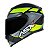Capacete Asx Eagle Fast Brilho Preto/ Verde/ Grafite 58 - Imagem 1