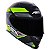 Capacete Asx Eagle Fast Brilho Preto/ Verde/ Grafite 58 - Imagem 3