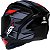 Capacete ASX City Start - Preto/Vermelho/Cinza 60 - Imagem 5