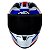 Capacete Asx City Kingdom Brilho Branco/vermelho/azul - Imagem 2