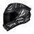 Capacete ASX Draken UK Brilho Preto/Cinza - Imagem 1
