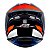 Capacete ASX Draken Striker Fosco Preto/Grafite/Vermelho - Imagem 3