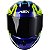 Capacete Asx Draken Vector Brilho Azul/amarelo/cinza - Imagem 4