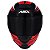 Capacete Asx Eagle Street Brilho Preto/ Vermelho/ Branco - Imagem 6
