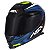 Capacete Asx Eagle Street Brilho Preto/azul/amarelo - Imagem 5