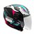 Capacete Spark Jet Dragon PTO/ROSA 56 - Imagem 6