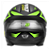 Capacete ProTork Speed R8 Fosco Preto/Verde - Imagem 3