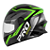 Capacete ProTork Speed R8 Fosco Preto/Verde - Imagem 1