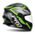 Capacete ProTork Speed R8 Fosco Preto/Verde - Imagem 2