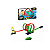 Pista de Carrinhos com 4 Loopings com Carrinho - Imagem 1