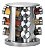 Porta Condimentos Com Base Giratória Inox - Imagem 2