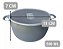 Kit 5 Potes De Plástico Com Tampa 500 Ml Mb - Imagem 3