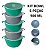 Kit 5 Potes De Plástico Com Tampa 500 Ml Mb - Imagem 5