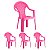 Cadeira Infantil Plasmont rosa - Imagem 4