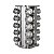 Porta Condimentos 20 potes aço inox - Imagem 3