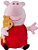 Boneca Pelúcia Peppa Pig 30cm - Imagem 4