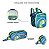 Mochila com Estojo e Lancheira Dinosaur - Imagem 8