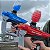 Super Metralhadora de Gel Blaster Vermelha - Imagem 4