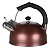 Chaleira Inox 2,5l Com Tampa E Apito Marrom - Imagem 2
