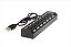 Kit 10 Hub Usb 7 Portas 2.0 Aumenta Portas Usb - Imagem 4