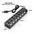 Kit 10 Hub Usb 7 Portas 2.0 Aumenta Portas Usb - Imagem 6