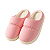 Chinelo Pantufa Nuvem Rosa Peluciada - Imagem 1