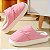 Chinelo Pantufa Nuvem Rosa Peluciada - Imagem 4