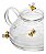Chaleira de Vidro 650ml Lovely Bee - Imagem 2