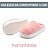 Pantufa Nuvem Rosa Feminina Quentinha - Imagem 5