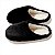 Pantufa Nuvem Preta Peluciada e Quentinha - Imagem 2
