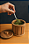 Pote Erva Mate Marrom em MDF - Imagem 2