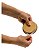 Pote Hermético Listrado Tampa Bambu 550ml - Imagem 2