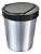 Lixeira Com Tampa 10L Tipo Inox - Imagem 2