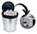 Lixeira Com Tampa 10L Tipo Inox - Imagem 5