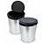 Lixeira Com Tampa 10L Tipo Inox - Imagem 12