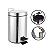 Lixeira com Pedal 3L Inox Clink - Imagem 1