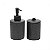 Conjunto para Banheiro 2 Pçs Lyor Preto - Imagem 1