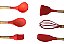 Kit Silicone Cabo Bambu Vermelho - Imagem 5