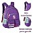 Mochila Escolar Infantil Luluca Roxa - Imagem 2