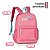 Mochila Escolar Clio Live Rosa - Imagem 4