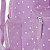 Mochila Escolar Clio Roxa Com Bolinha - Imagem 6