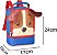 Lancheira Infantil Cachorrinho Marrom Clio - Imagem 2