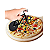 Cortador Aço Inox de Pizza Bicicleta - Imagem 1