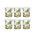 6 Copo de Whisky Palm Tree Handpaint - Imagem 1